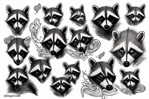 raccoon dark bloods tattoo idea