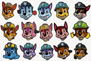 Paw patrol tattoo idea