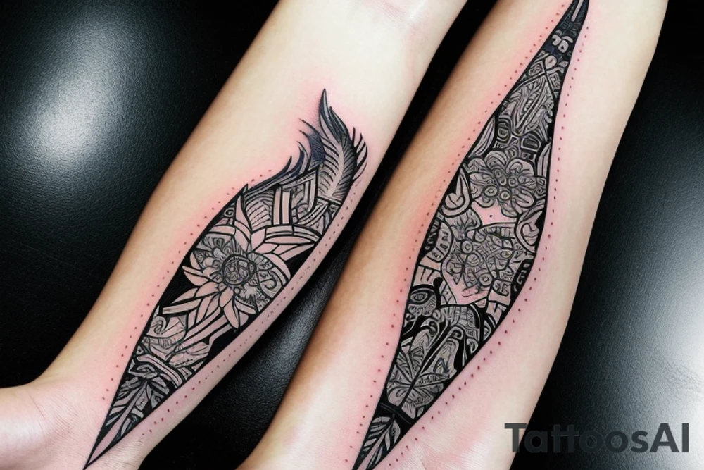 Птица феникс tattoo idea
