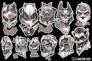 raccoon dark bloods hell tattoo idea