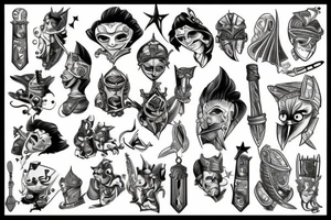 knight tattoo idea