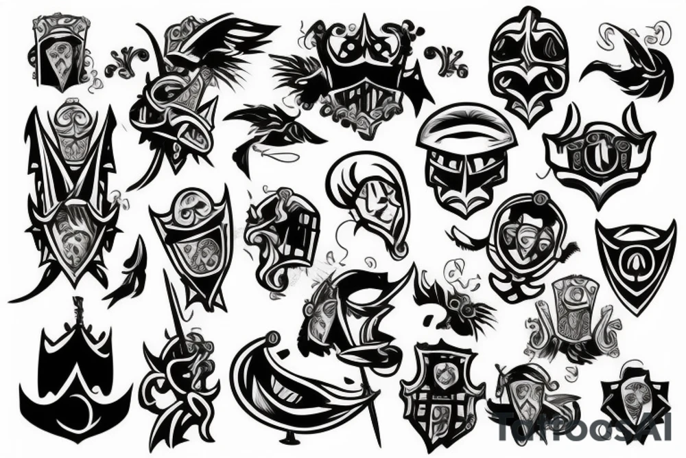 knight tattoo idea