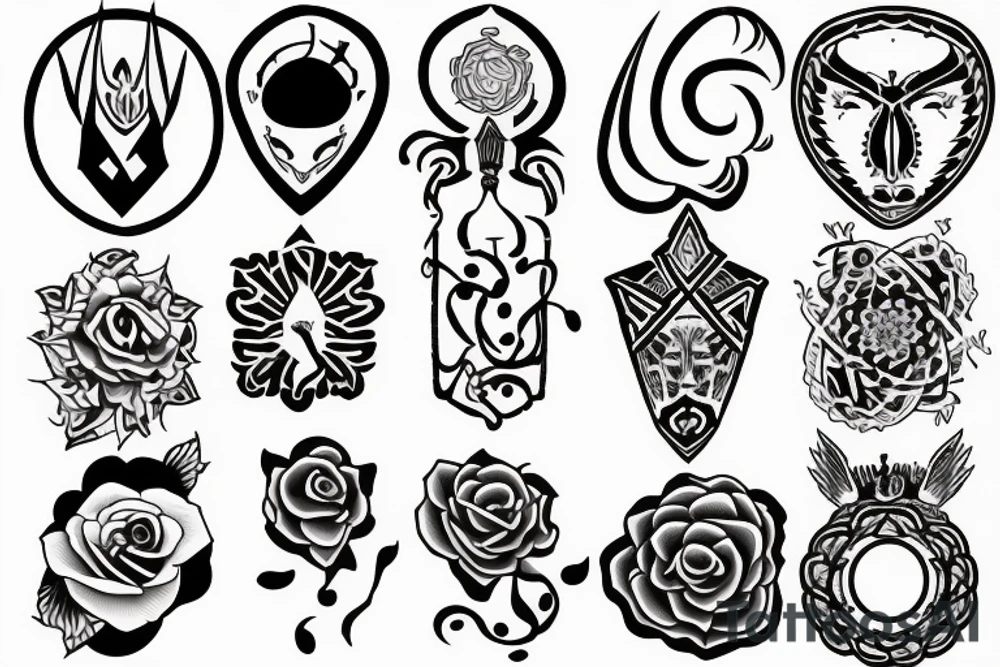 amulet tattoo idea