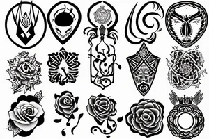 amulet tattoo idea