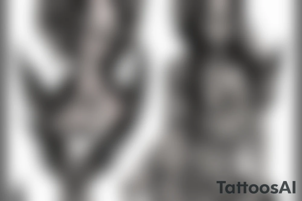 Demon gerl tattoo idea