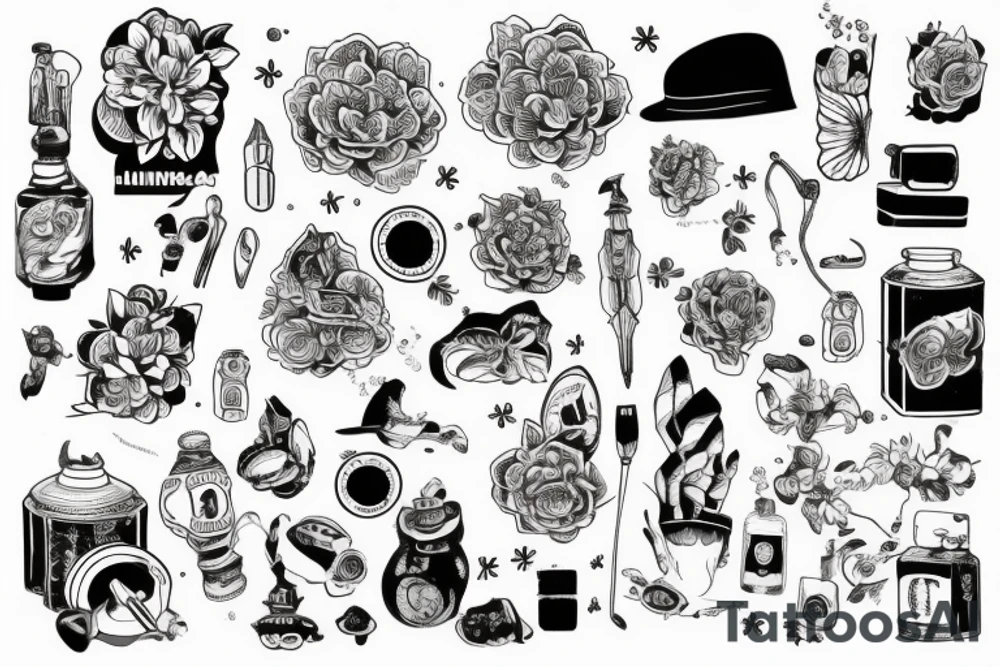мэу мэу мэу
сложные линии, абстракция tattoo idea