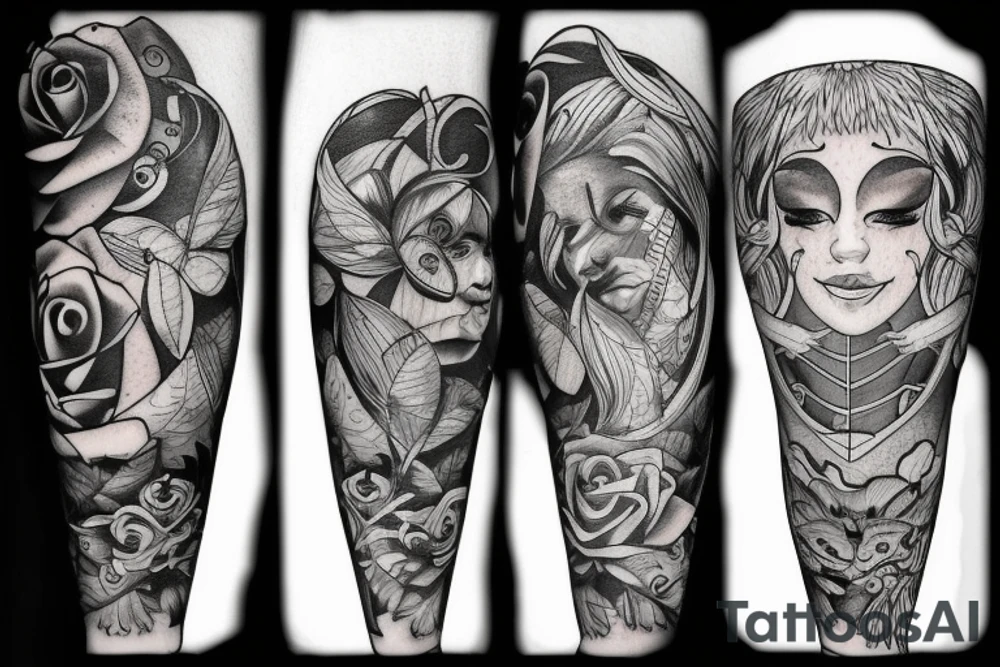 Forest tattoo idea