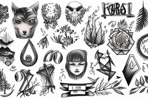 Forest tattoo idea
