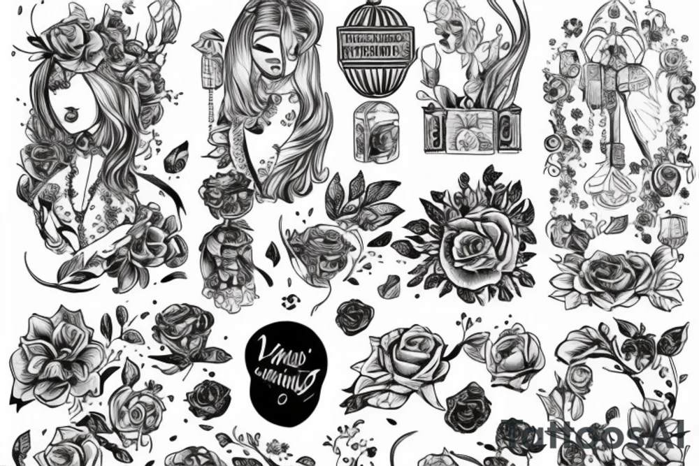 мэу мэу мэу
сложные линии, абстракция tattoo idea