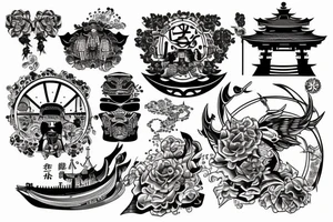 the bridge in Cherepovets over the river sheksna tattoo idea