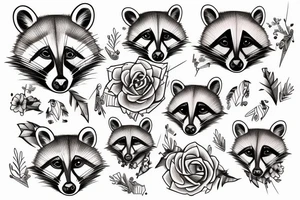 raccoon blood tattoo idea