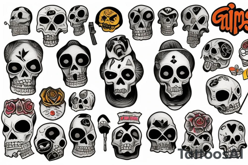 grim fandango tattoo idea