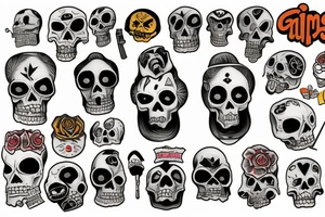 grim fandango tattoo idea