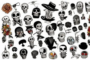 grim fandango tattoo idea