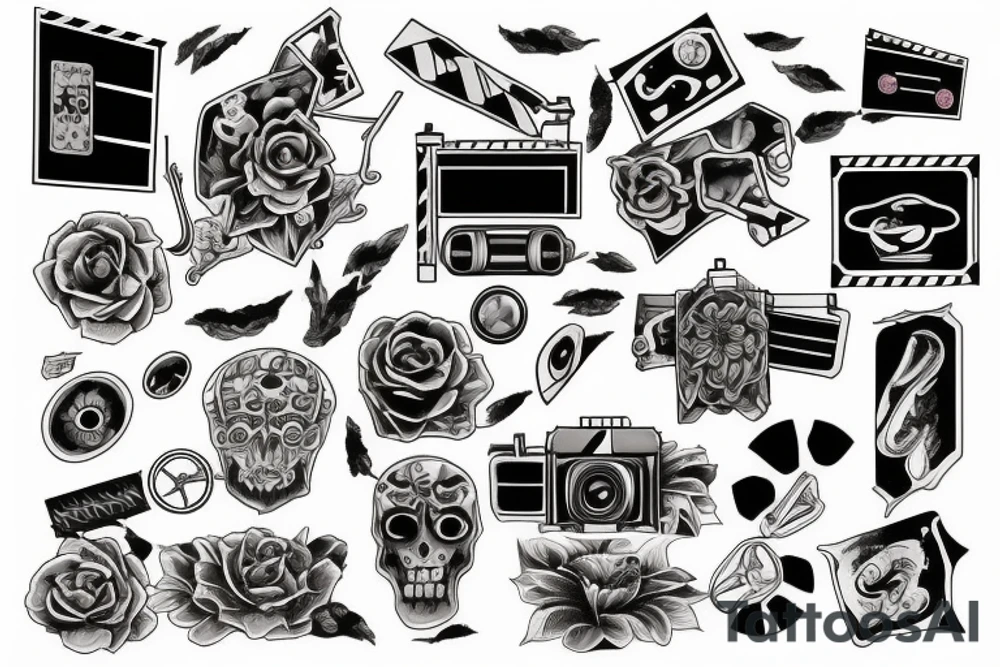 Film and video tattoo idea