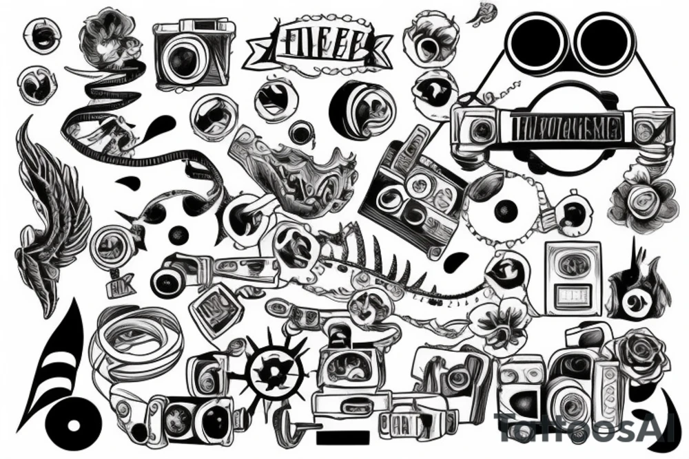 Film and video tattoo idea