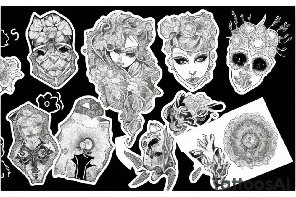 Браслет на ногу tattoo idea
