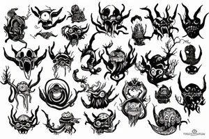 Cute Kthulkhu tattoo idea