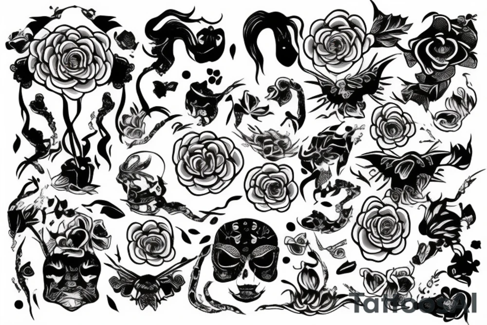 Кровь аниме tattoo idea