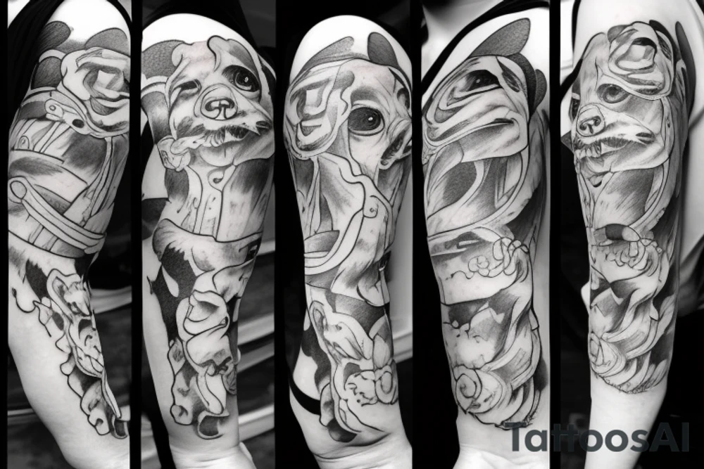 puppy tattoo idea