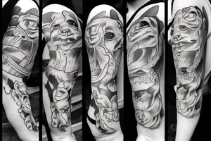 puppy tattoo idea