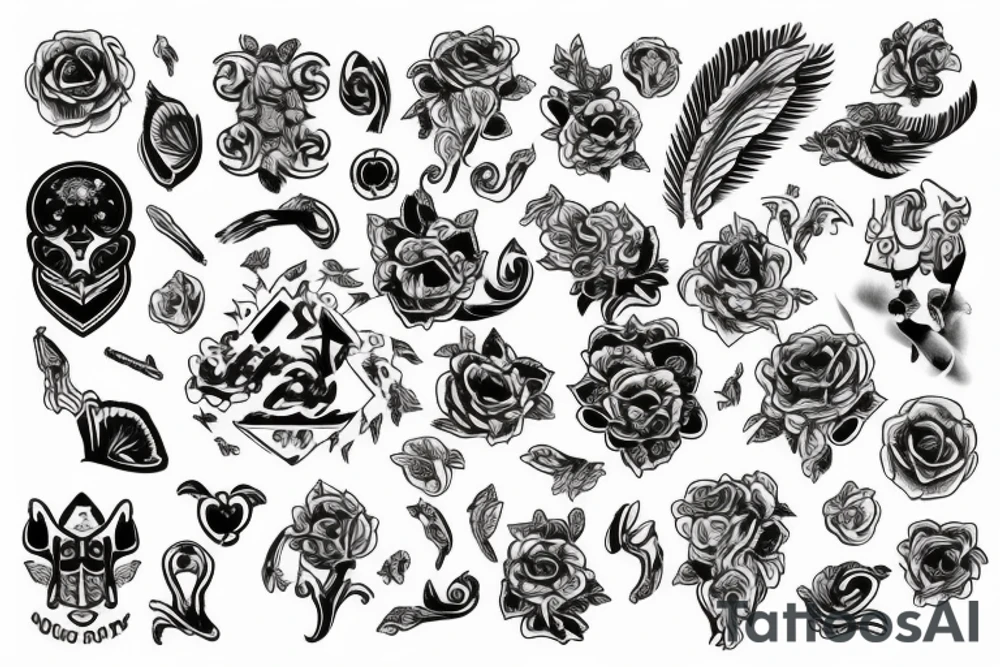 кот в шляпе tattoo idea