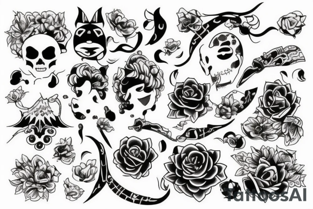 Кровь аниме tattoo idea