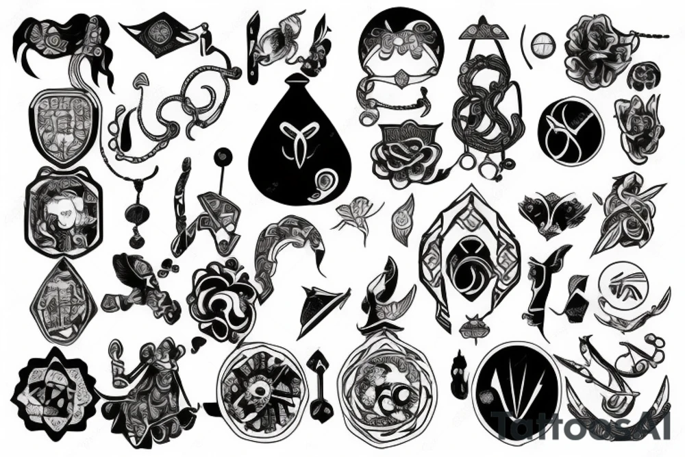 amulet in life tattoo idea