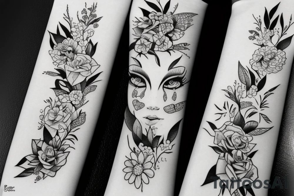 Dedication for my 2 daughters tattoo idea