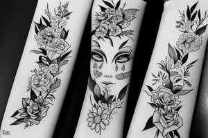 Dedication for my 2 daughters tattoo idea