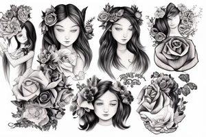 Dedication for my 2 daughters tattoo idea