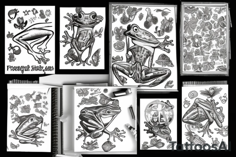Frogs tattoo idea