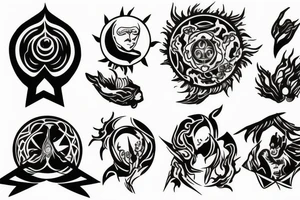 Destiny 2 solar hunter tattoo idea