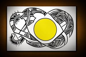 Ukraine flag tattoo idea