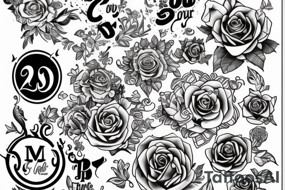 Dedication for my 2 daughters tattoo idea