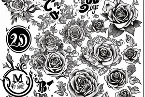 Dedication for my 2 daughters tattoo idea