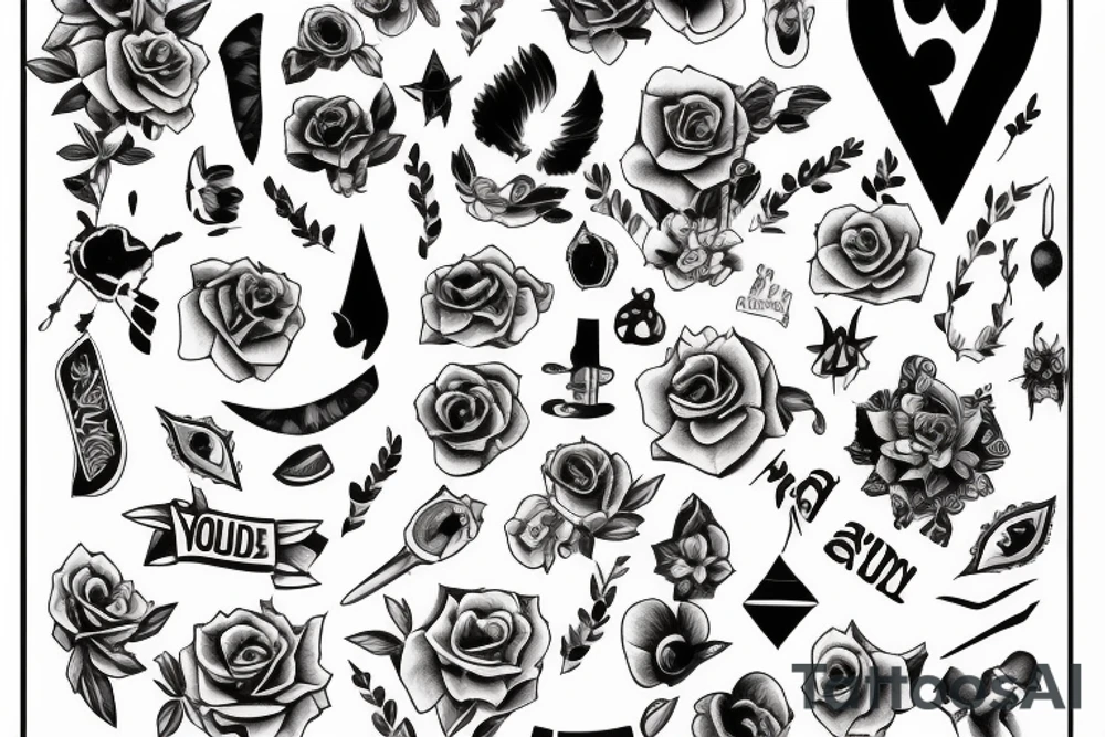 Dedication for my 2 daughters tattoo idea