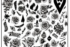Dedication for my 2 daughters tattoo idea