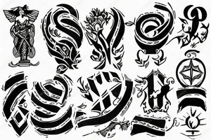 Ukraine flag tattoo idea