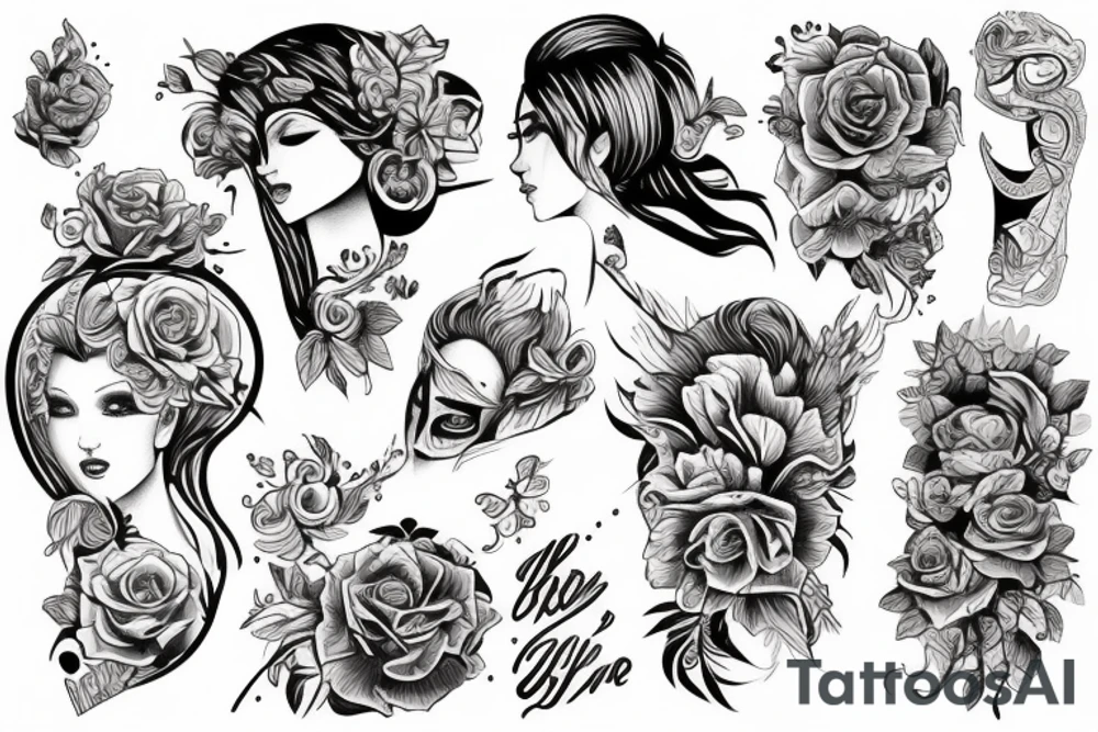 Жареная курица tattoo idea