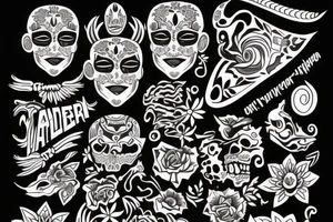"ander" in mexican style tattoo idea