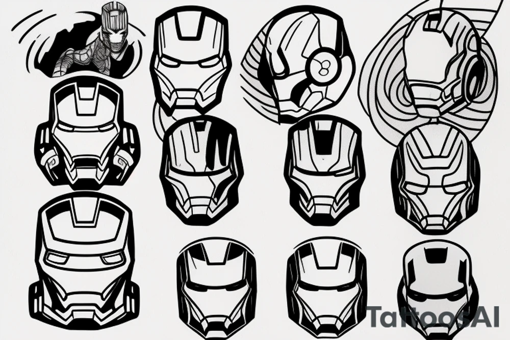 Iron Man tattoo idea