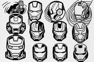 Iron Man tattoo idea