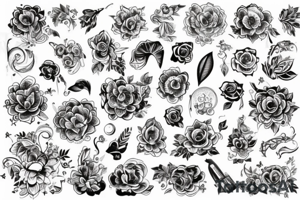 Лев треш полька в шапке tattoo idea