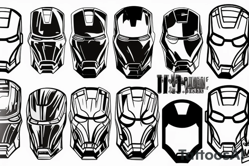 Iron Man tattoo idea
