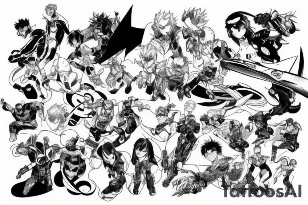tokyo avengers anime tattoo idea