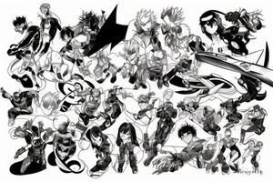 tokyo avengers anime tattoo idea