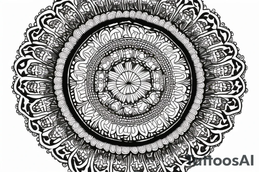 Mandala tattoo idea