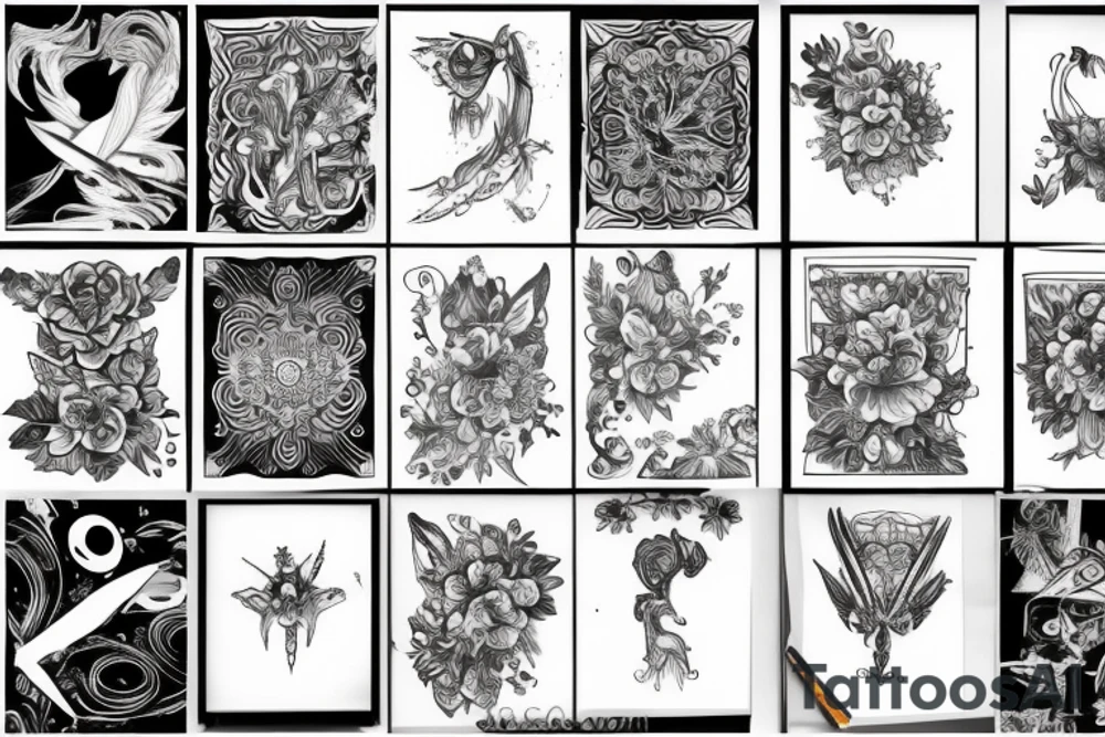 Леопард и горилла tattoo idea