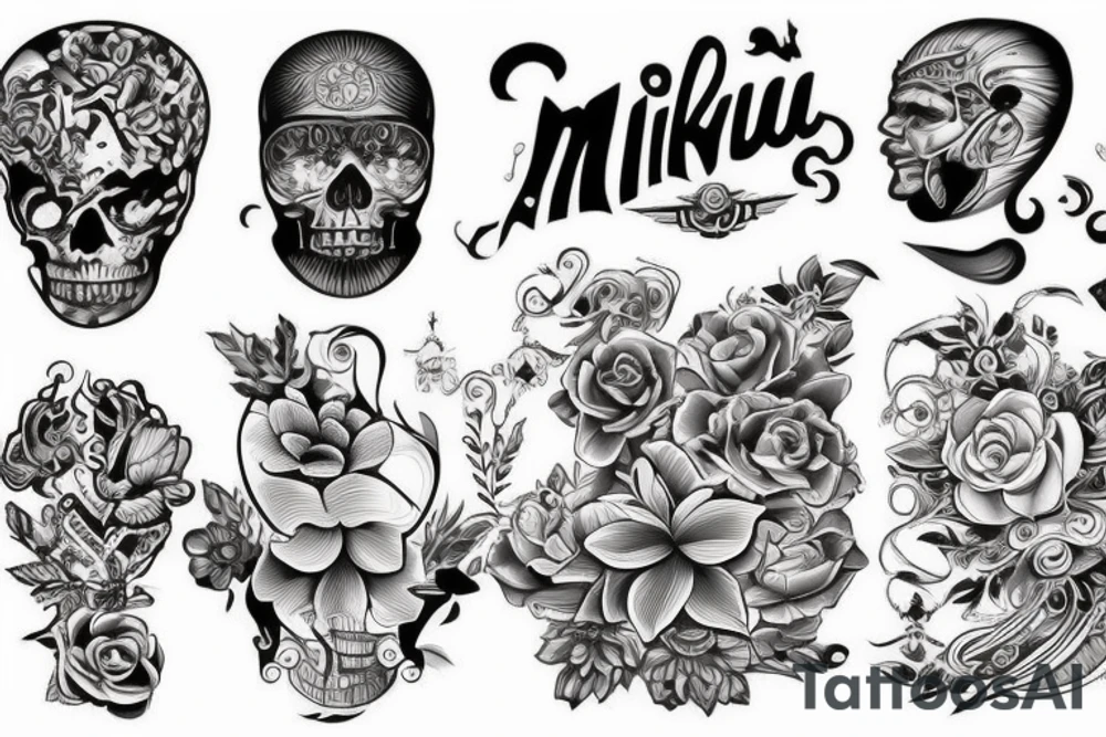 Луна в славянской мифологии tattoo idea